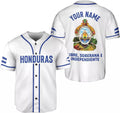 Custom Personalized Honduras Baseball Jersey Shirt, Honduras Jersey for Men and Women