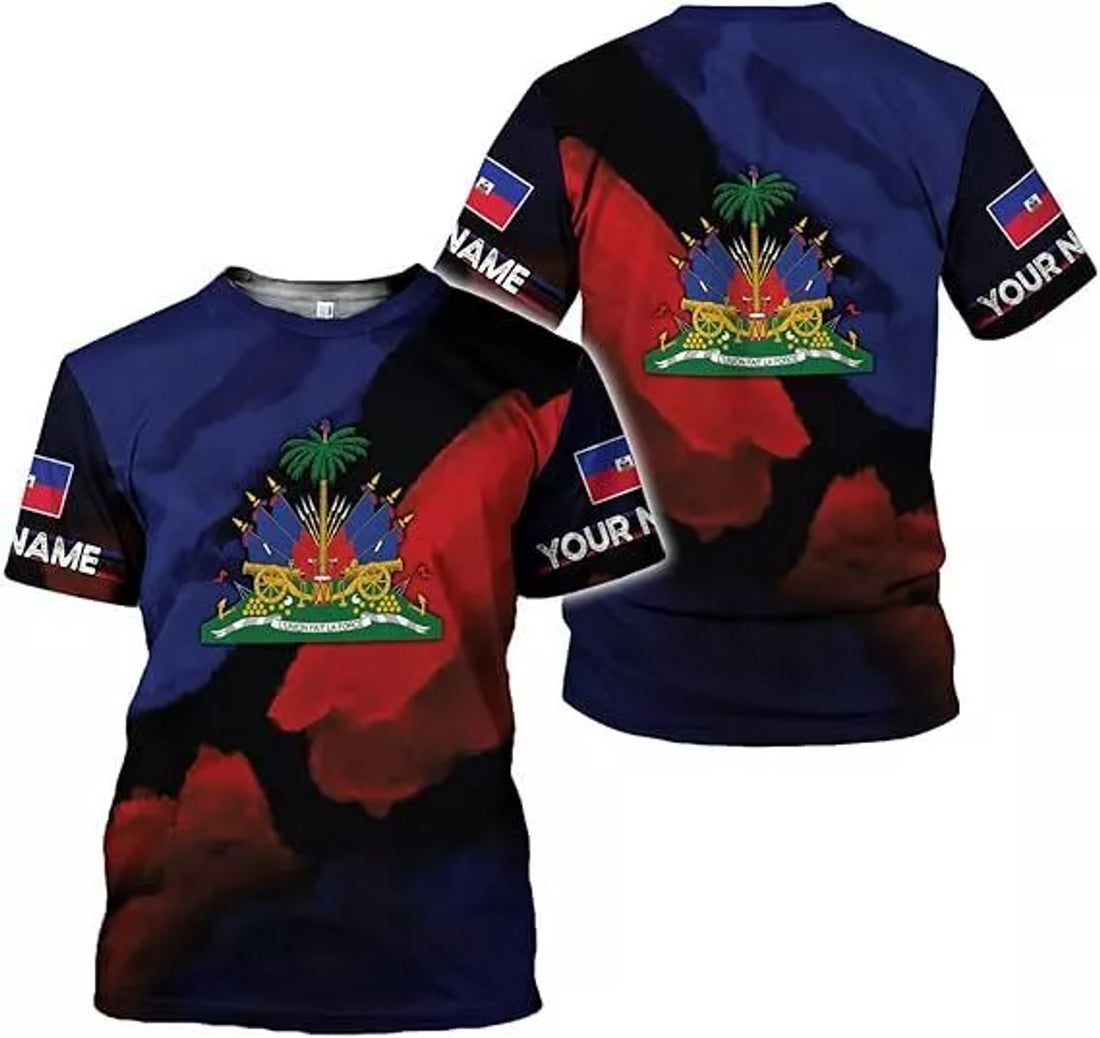 Custom Haiti Shirt Haiti T-Shirt Haiti Shirts for Men Women Haitian Pride
