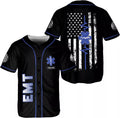 Custom Personalized EMT EMS Baseball Jersey Shirt Customized EMS Shirts Paramedic Unifo
