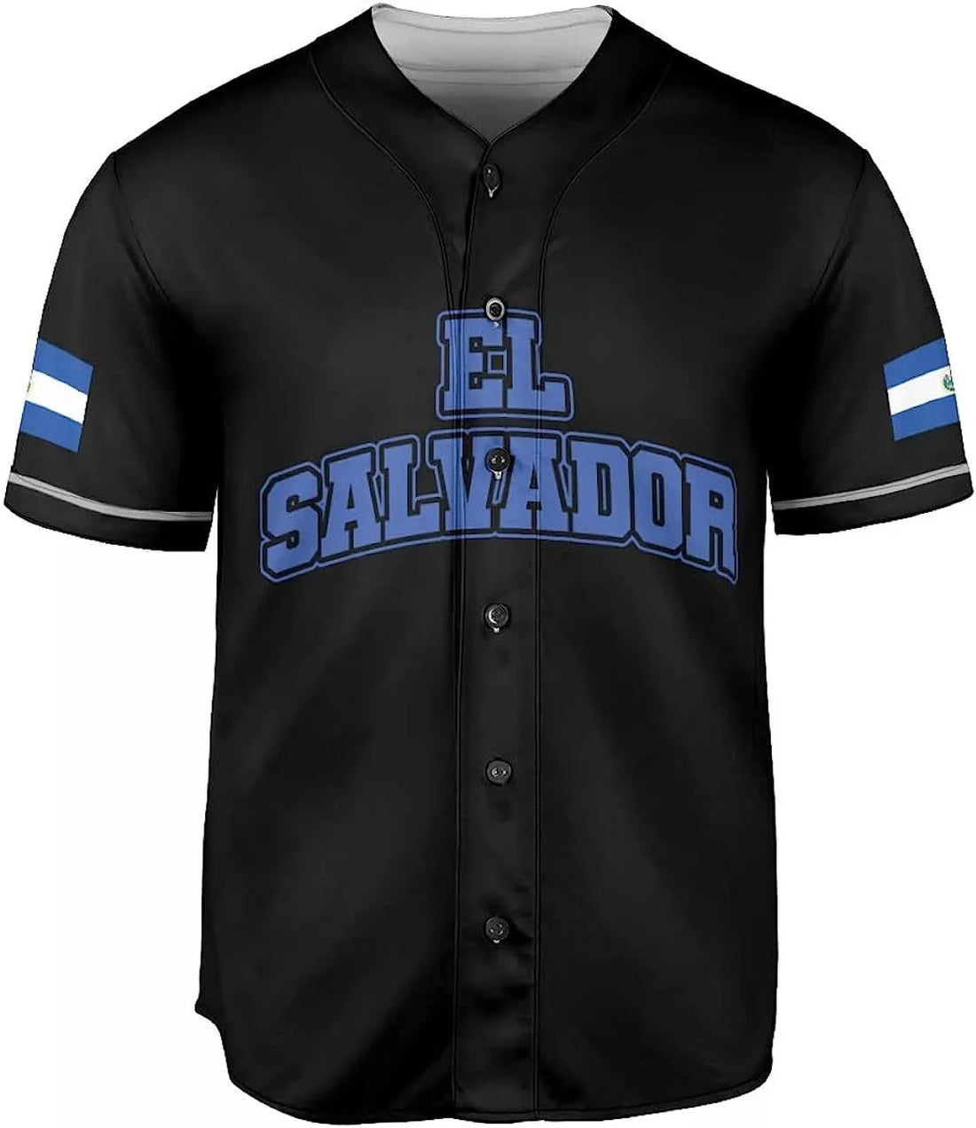 Custom Personalized El Salvador Proud AOP Baseball Jersey Unisex XS-5XL, El Salvador Je