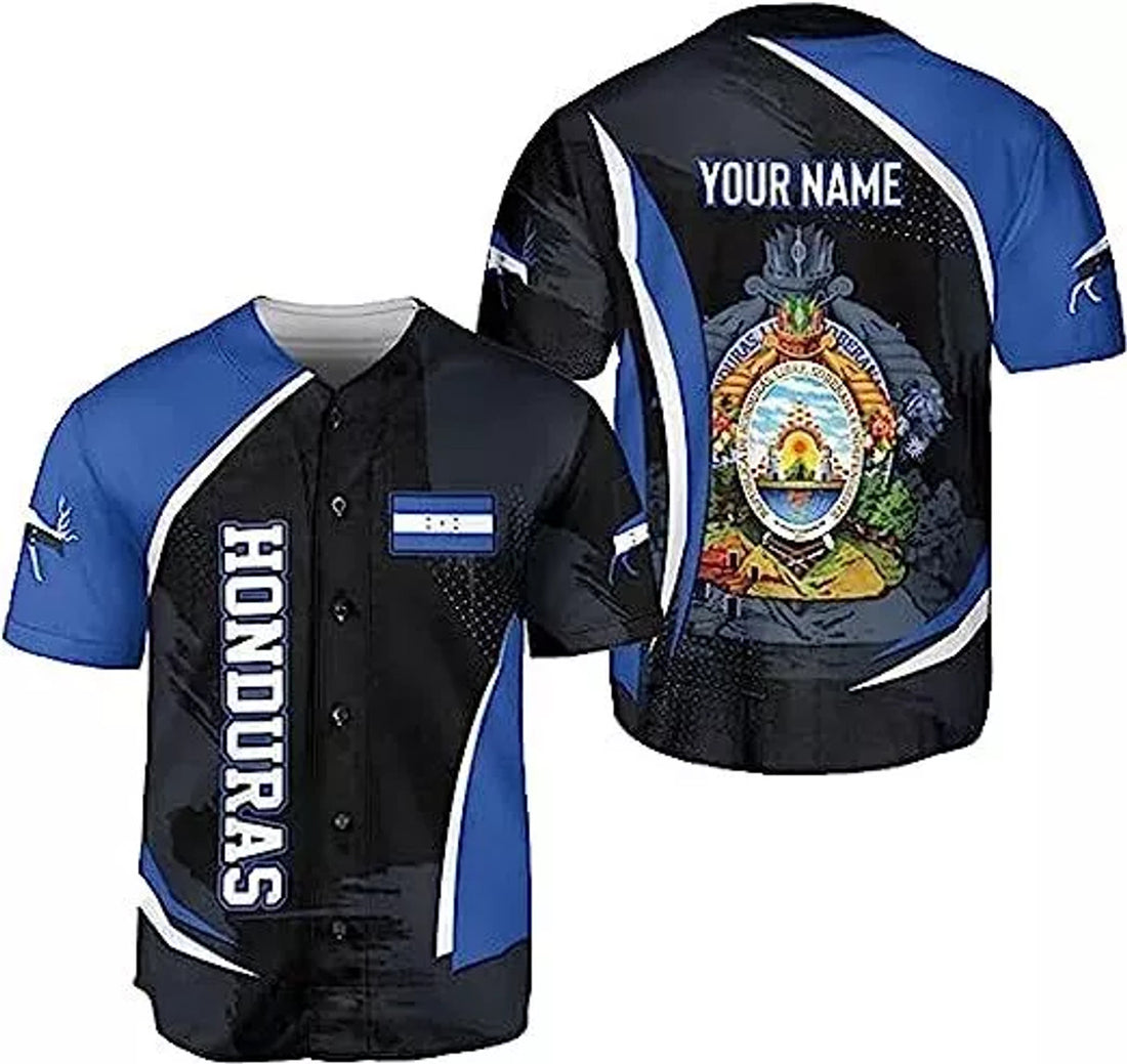 Custom Personalized Honduras Baseball Jersey Shirt, Honduras Jersey, Honduras Jersey fo