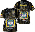 Custom Colombia Shirt 3D, Custom Colombia Flag Shirts for Men Women, Colombian Pride