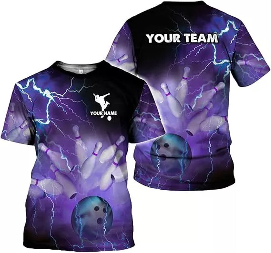 Custom 3D Bowling Shirts Bowling for Team Shirt & Gifts for Bowling Lovers