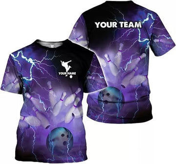Custom 3D Bowling Shirts Bowling for Team Shirt & Gifts for Bowling Lovers
