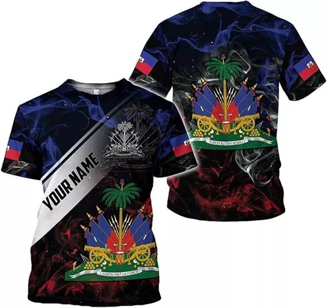 Custom Haiti Shirt Haiti T-Shirt Haiti Shirts for Men Women Haitian Pride
