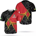 Custom Guyana Shirts Guyana Pride Baseball Jersey Guyanese Guyana Flag Jersey Shirt