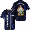 Custom Personalized Honduras Baseball Jersey Shirt, Honduras Camisas Hombres, Honduras