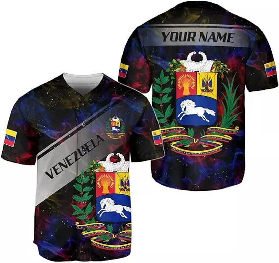 Custom Venezuela Baseball Jersey, Camisa De Venezuela