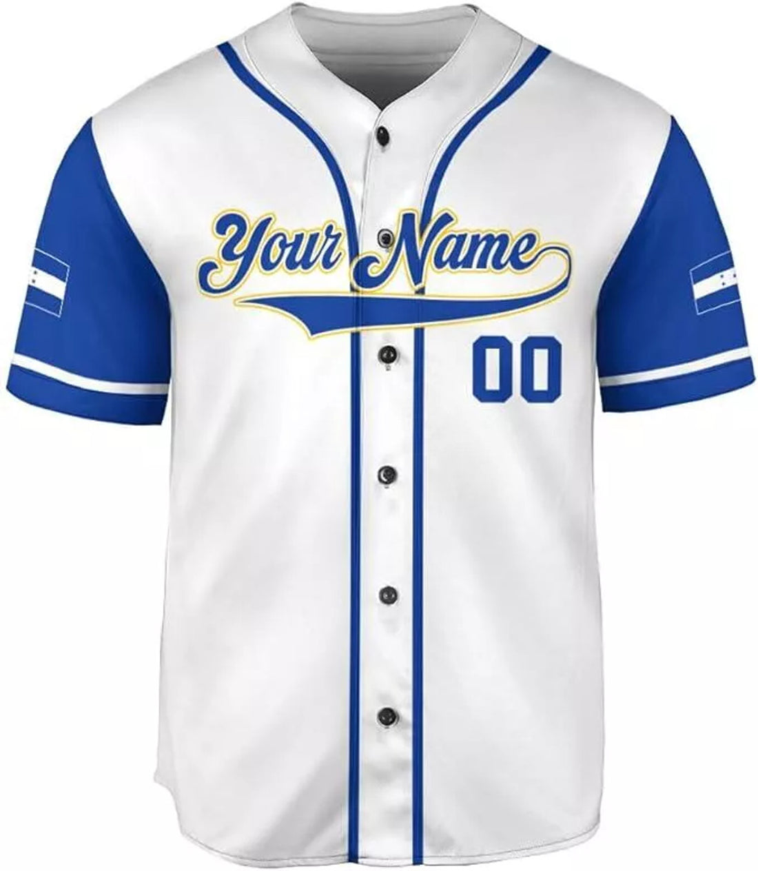 Custom Honduras Baseball Jersey Shirt Honduras Jersey for Men Camisa Honduras