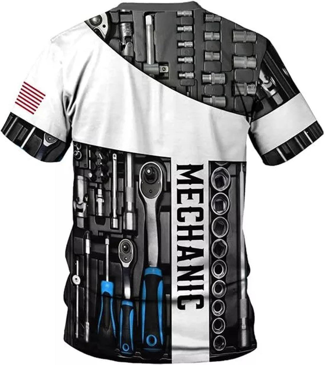 Custom Mechanic Shirt for Men, Mechanic Tool T-Shirt Hoodie SweaT-Shirt 3D Shirts