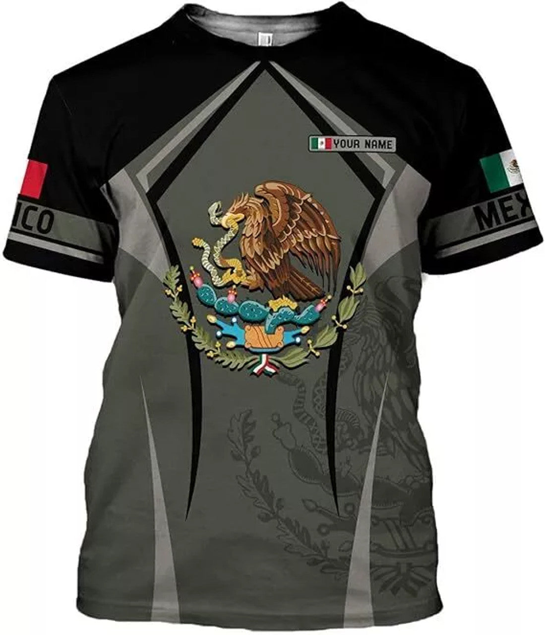 Custom Mexican Shirts for Men 3D Custom Mexico Shirts for Men Mexico Shirts for Women 3D T-Shirt