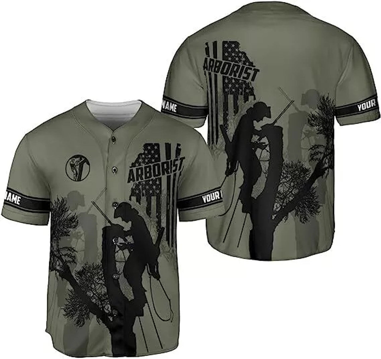 Custom Arborist Shirt Arborist Baseball Jersey, Lumberjacks Shirts Logger