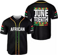 Custom Personalized Juneteenth Baseball Jersey, Freeish Since 1865 Juneteenth Flag Shirt