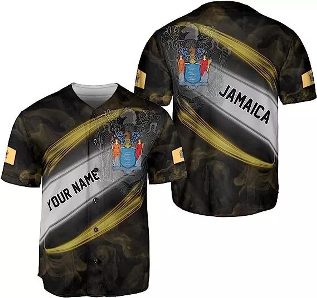 Custom Personalized Name New Jersey Baseball Jersey