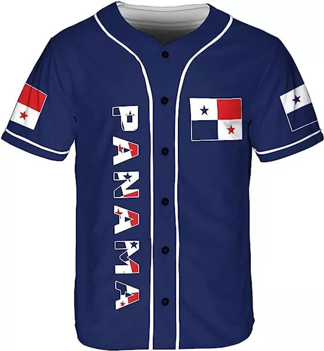 Custom Personalized Panama Baseball Jersey Camisa Shirt, Panamanian Flag Jersey