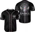 Custom Personalized Barber Shop Baseball Jersey Custom Name Shirt 3D for Men Women