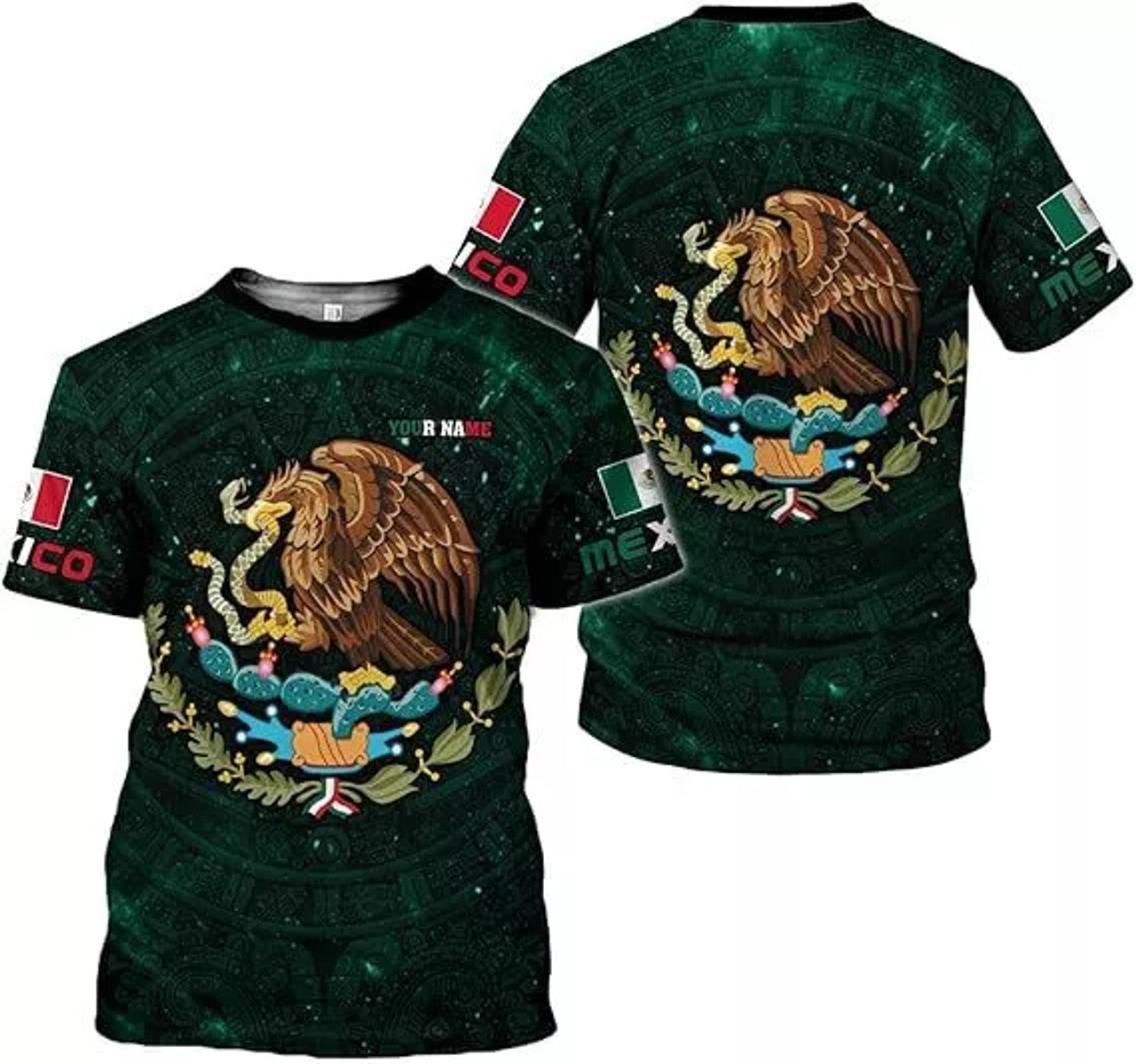 Custom Mexican Shirts for Men 3D Custom Mexico Shirts for Men Mexico Shirts for Women