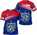 Custom Cuba Shirt 3D, Cuban T-Shirts for Men and Women, Cuba Flag