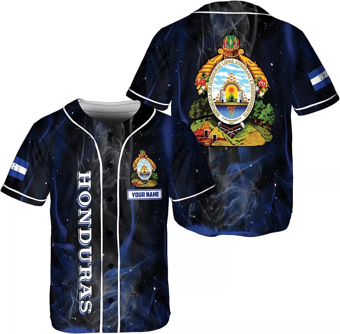 Custom Personalized Honduras Baseball Jersey Camisa Honduras Hombres
