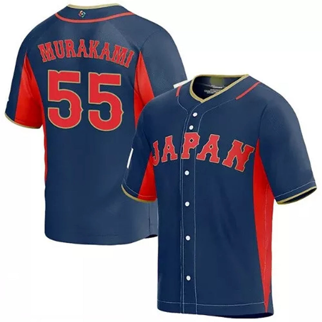Custom Munetaka Murakami #55 Japan Baseball Jersey 2023 Stitched S-6XL