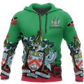 FUNSTUFFPRINT Saint Kitts And Nevis Special 3D Hoodie and Zip Hoodie