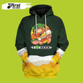 FUNSTUFFPRINT Saint Patricks Day I Love Beer 3D Hoodie and Zip Hoodie