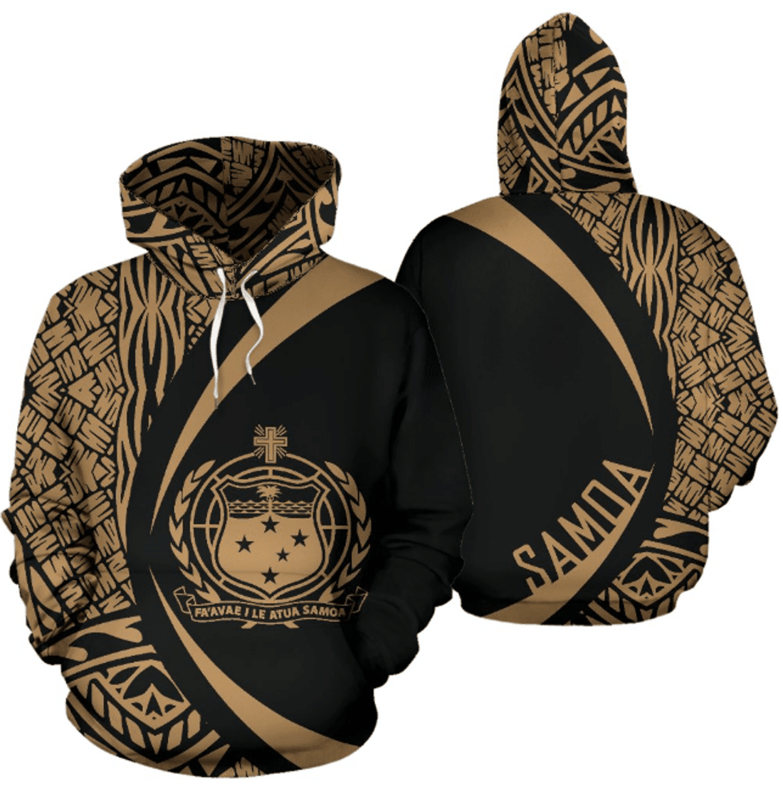 FUNSTUFFPRINT Samoa 3D Hoodie and Zip Hoodie
