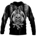 FUNSTUFFPRINT Satanic Skulls 3D Hoodie and Zip Hoodie