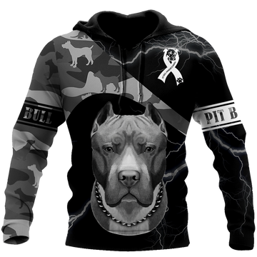 FUNSTUFFPRINT Save A Pit Bull Euthanize A Dog Fighter 3D Hoodie and Zip Hoodie