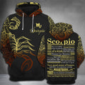 FUNSTUFFPRINT Scorpio 3D Hoodie and Zip Hoodie