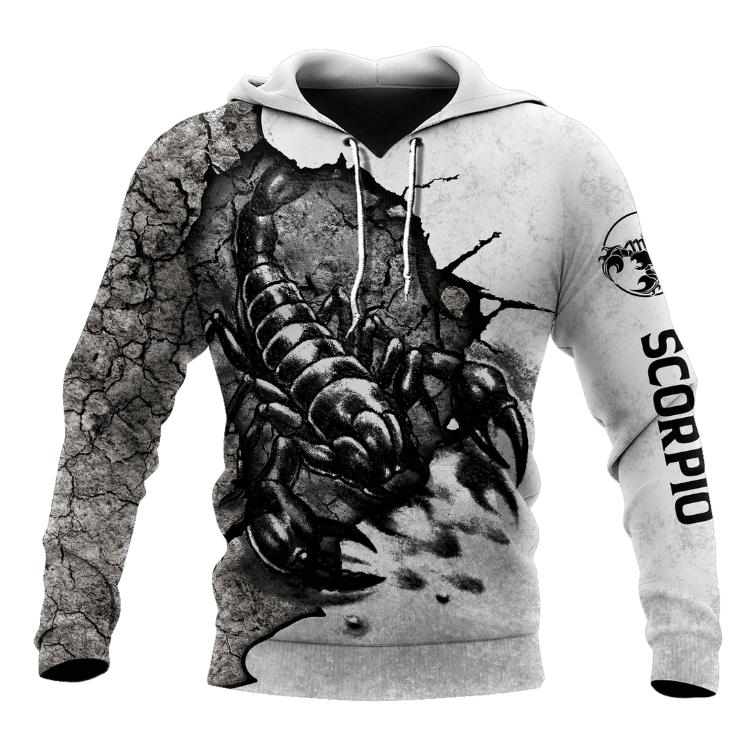 FUNSTUFFPRINT Scorpio Tattoo 3D Hoodie and Zip Hoodie