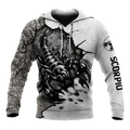 FUNSTUFFPRINT Scorpio Tattoo 3D Hoodie and Zip Hoodie