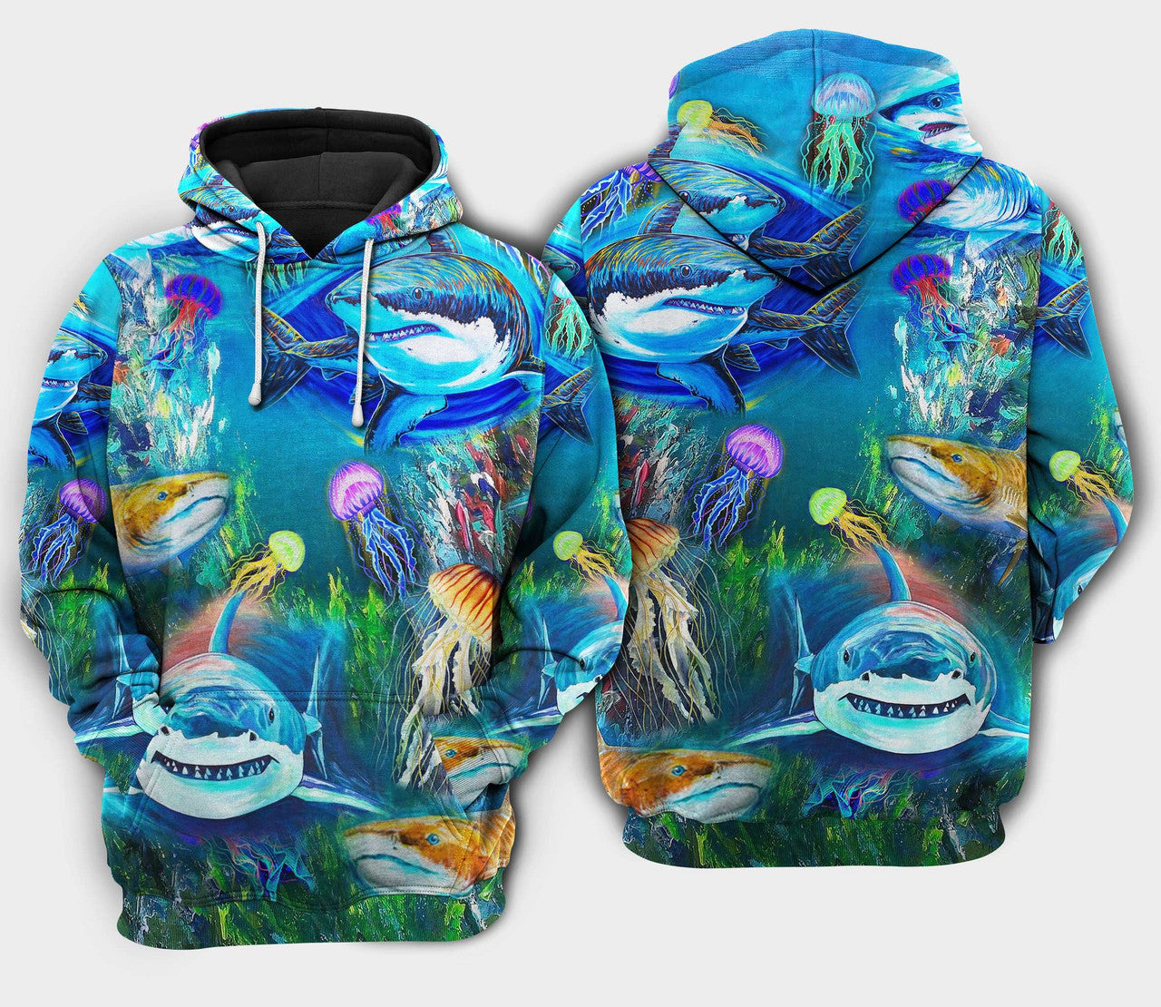 FUNSTUFFPRINT Sea Turtle 3D Hoodie and Zip Hoodie