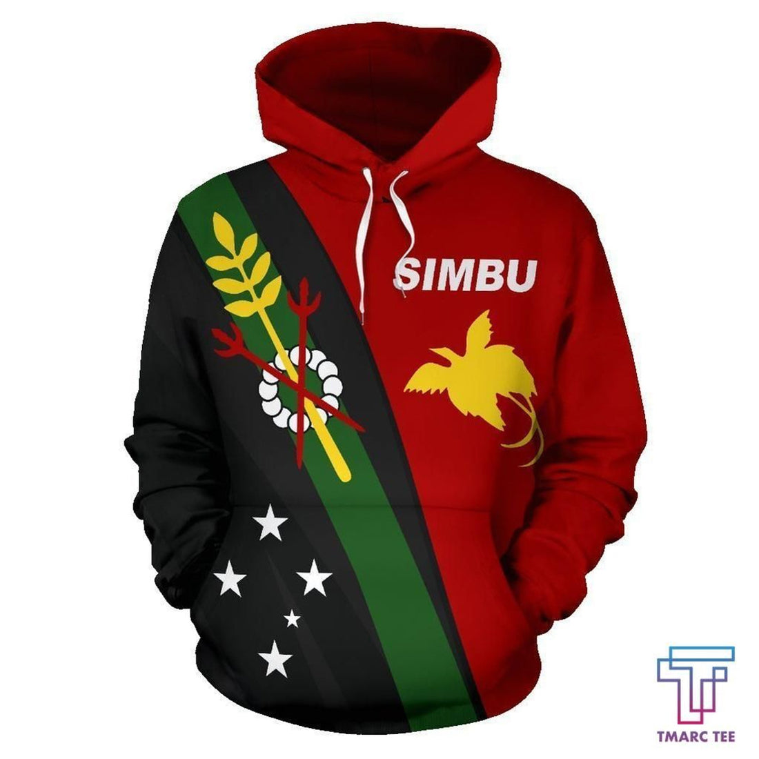 FUNSTUFFPRINT Simbu Papua New Guinea 3D Hoodie and Zip Hoodie