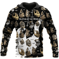 FUNSTUFFPRINT Sloths Of The World 3D Hoodie and Zip Hoodie