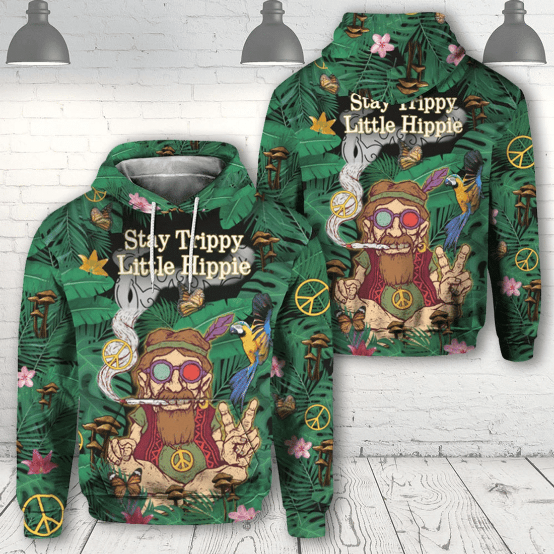 FUNSTUFFPRINT Stay Trippy 3D Hoodie and Zip Hoodie