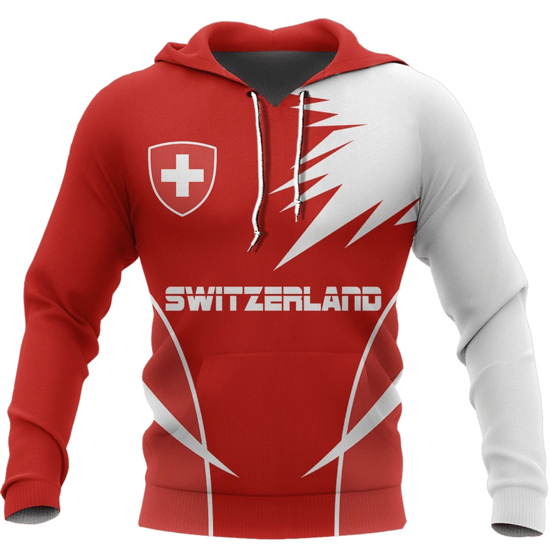 FUNSTUFFPRINT Switzerland 3D Hoodie and Zip Hoodie