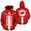 FUNSTUFFPRINT Switzerland Rising Pullover 3D Hoodie and Zip Hoodie
