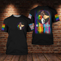 FUNSTUFFPRINT LGBT We Are Stronger Together 3D All Over Printed Shirt For LGBT Community, Happy LGBT History Month 3D T-shirt