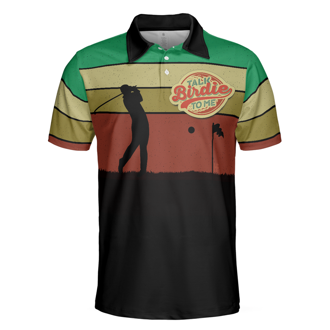 Talk Birdie To Me Polo Shirt For Golf, Vintage Color Palette Polo Shirt, Best Golf Shirt For Men