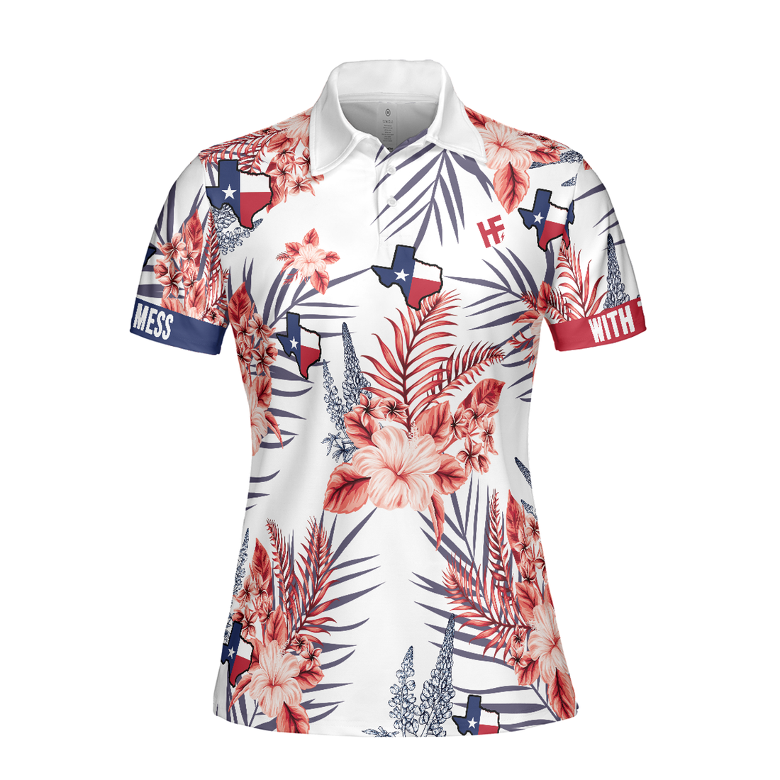 Texas Proud Bluebonnet Polo Shirt For Woman Short Sleeve Women Polo Shirt