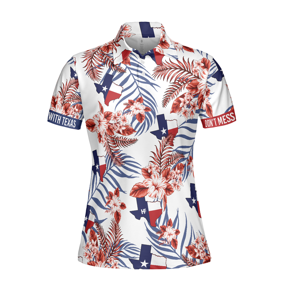 Texas Proud Short Sleeve Women Polo Shirt