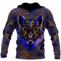 FUNSTUFFPRINT The Alpha Wolf 3D Hoodie and Zip Hoodie