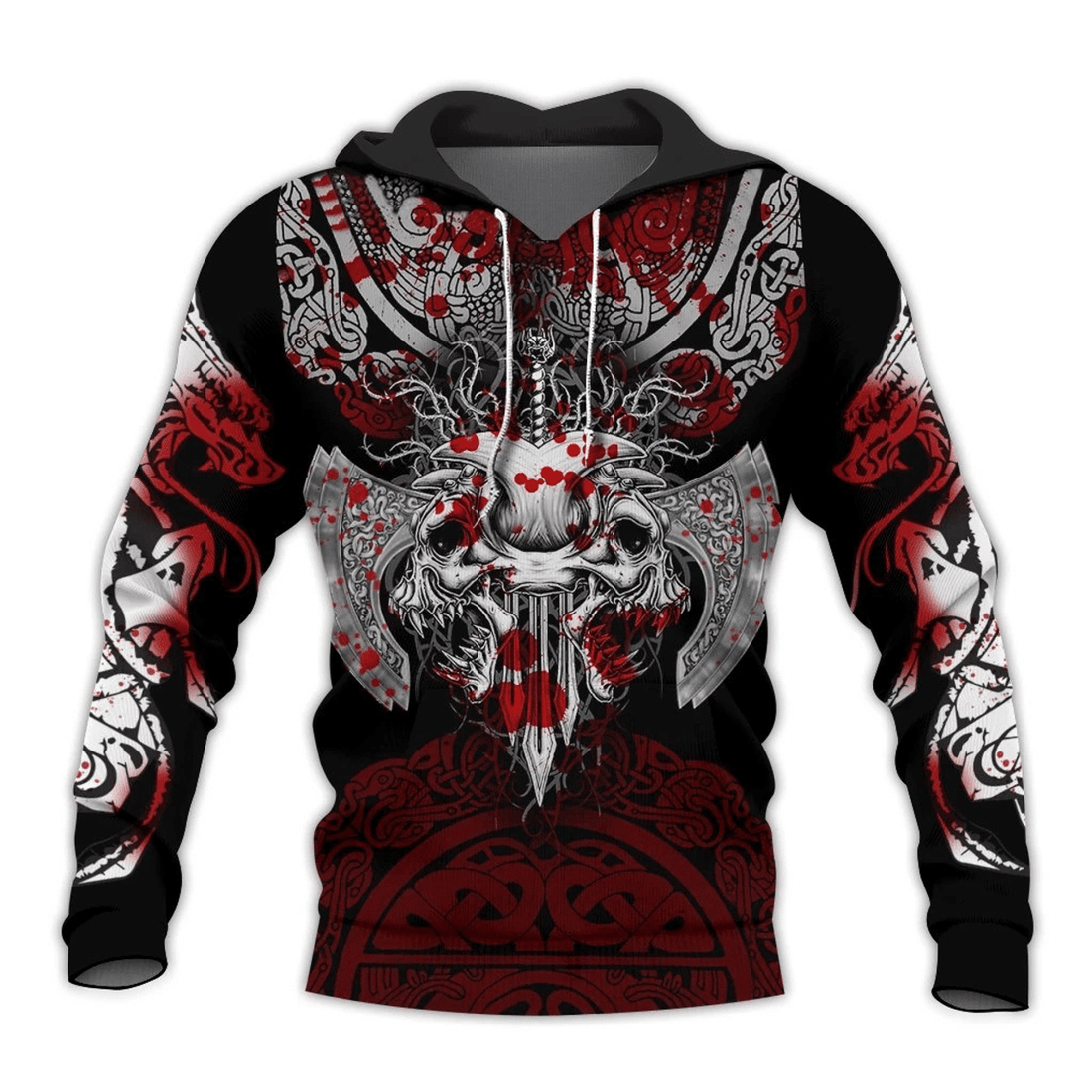 FUNSTUFFPRINT The Ragnarok 3D Hoodie and Zip Hoodie
