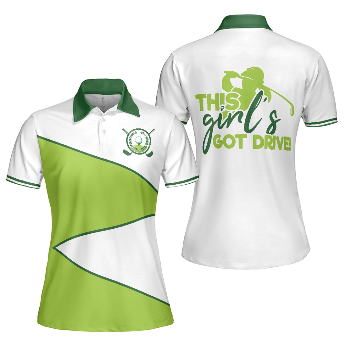 This Girl's Got Drive Golf Short Sleeve Women Polo Shirt