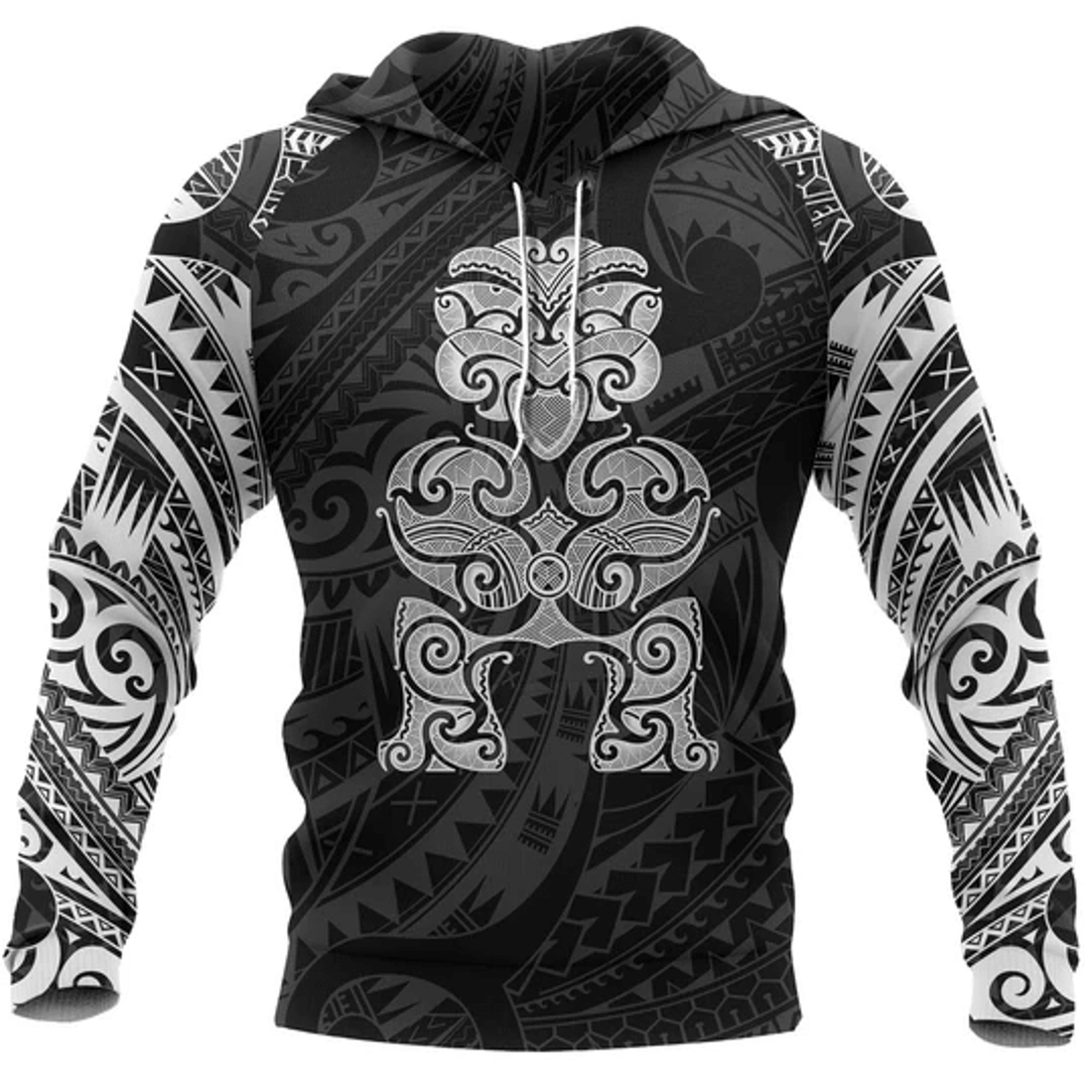 FUNSTUFFPRINT Tiki Maori 3D Hoodie and Zip Hoodie