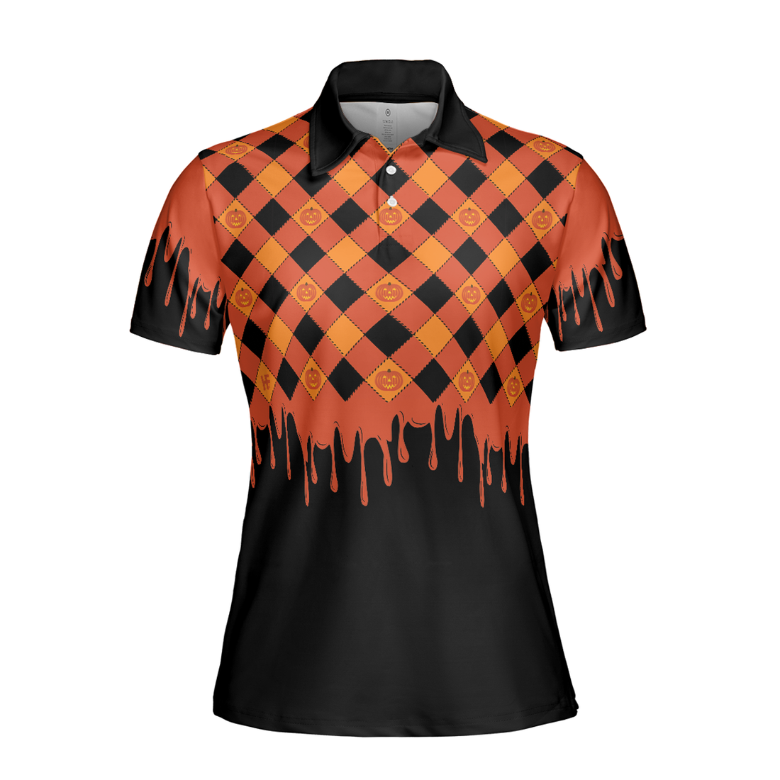 Trick or Teach Short Sleeve Women Polo Shirt, Halloween Shirt For Women
