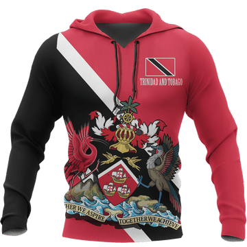 FUNSTUFFPRINT Trinidad & Tobago Special Unisex 3D Hoodie and Zip Hoodie