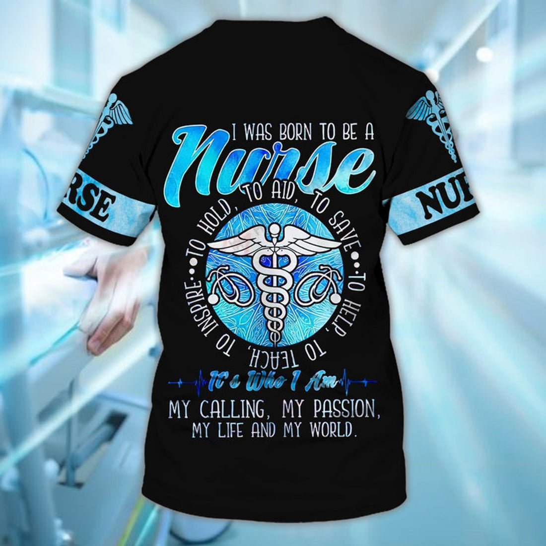 FUNSTUFFPRINT Customized 3D All Over Printed Shirts For A Nurse To be a Nurse Tee Shirts 3D T-shirt