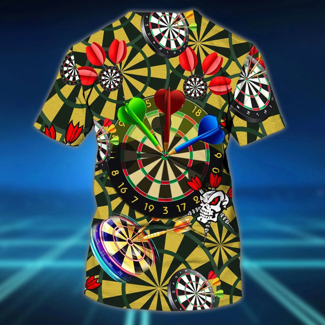 Customized With Name Dart Player 3D Tee Shirt For Men And Woman, Dart Lovers Gifts 3D T-Shirt